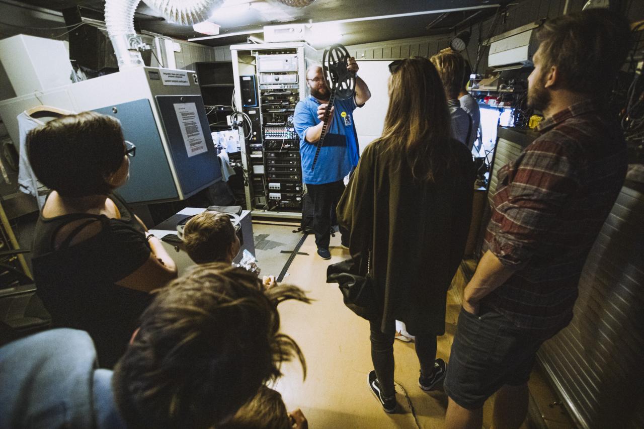 Krátká komentovaná prohlídka promítací kabiny