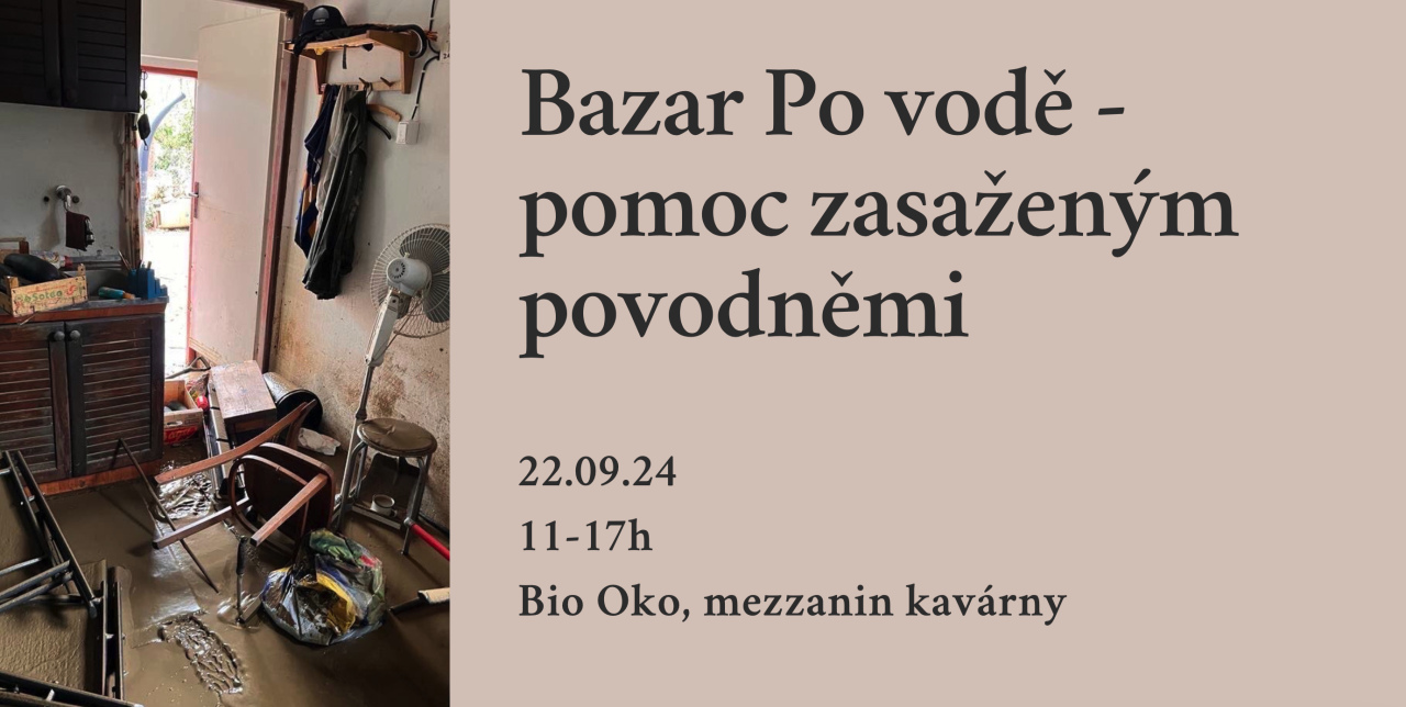 Bazar Po vodě - pomoc zasaženým povodněmi