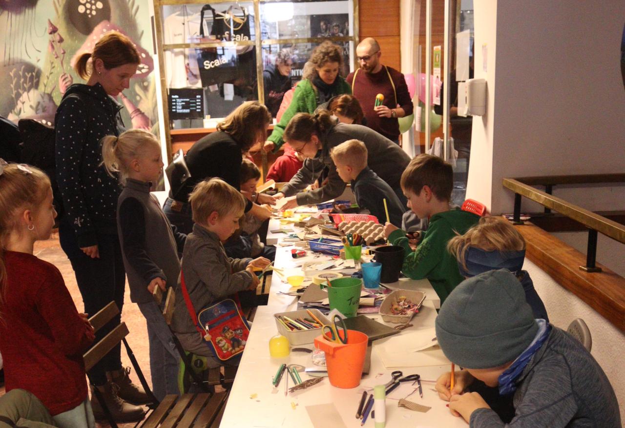 Průchozí výtvarné aktivity s Helceletkou